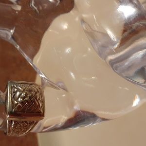 Classy!  9.25 sterling  silver ring  size 7 1/2